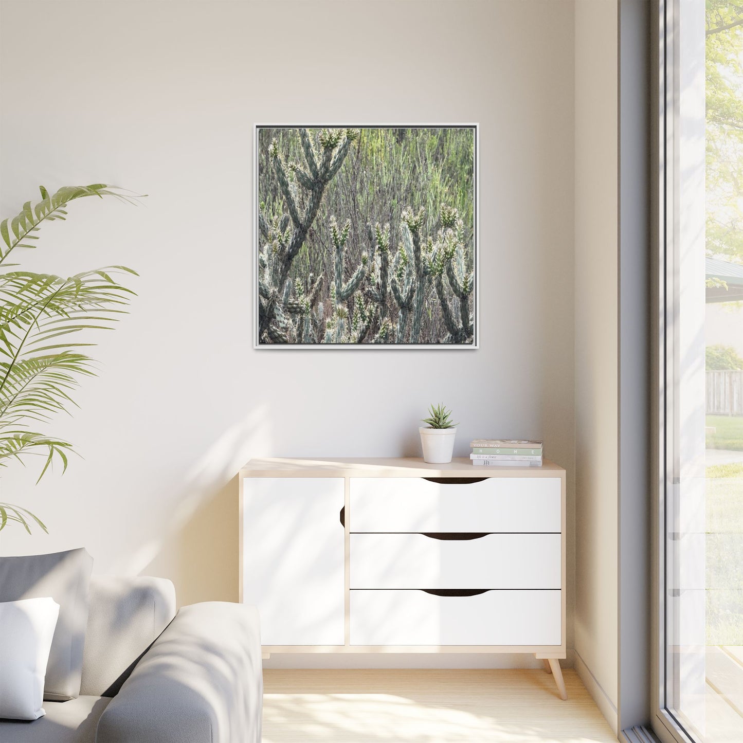 Prickly Paradise - Unique Stretched Canvas Wall Art - Art By Earth