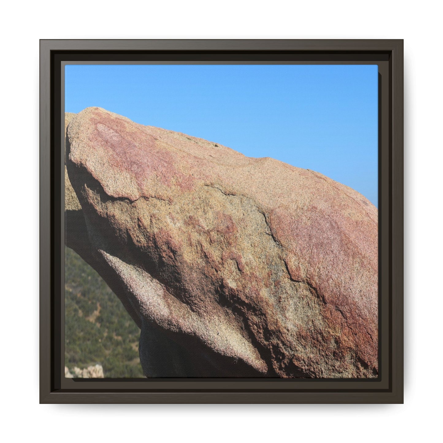 Sleeping Stone - Unique Stretched Canvas Wall Art - Art By Earth