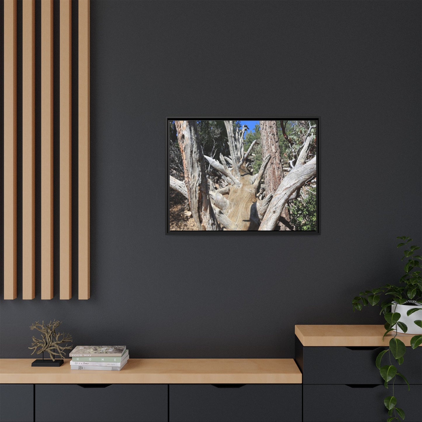 Forest Sentinels - Unique Stretched Canvas Wall Art
