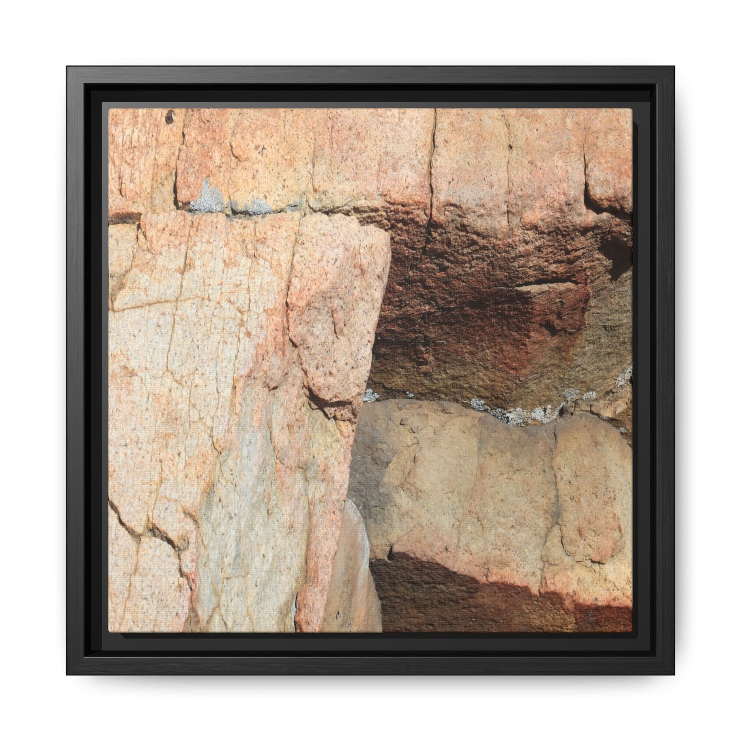 Fractured Stone - Unique Stretched Canvas Wall Art - Art By Earth