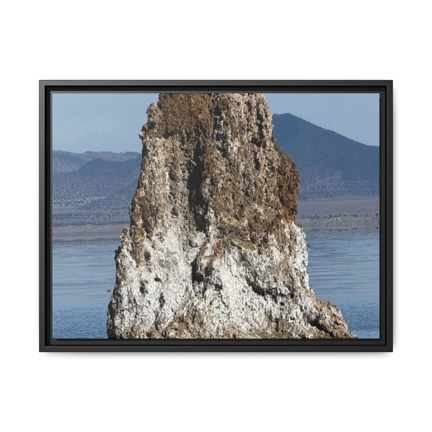 Tufa Tower Reflection - Unique Stretched Canvas Wall Art