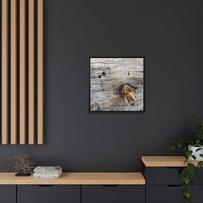 Weathered Wood Texture - Unique Stretched Canvas Wall Art - Art By Earth