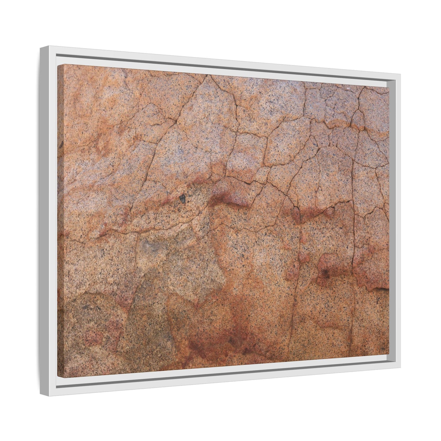 Russet Fissures - Unique Stretched Canvas Wall Art - Art By Earth