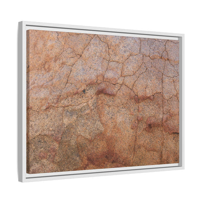 Russet Fissures - Unique Stretched Canvas Wall Art - Art By Earth