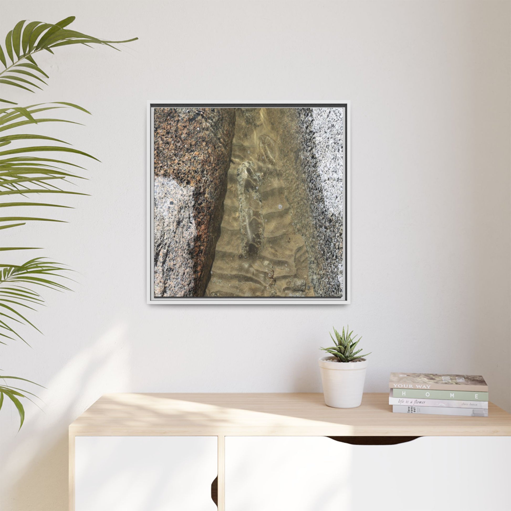 Between Concrete Walls - Unique Stretched Canvas Wall Art - Art By Earth