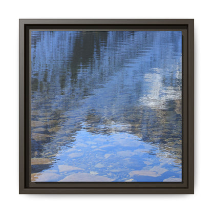 Reflected Stones - Unique Stretched Canvas Wall Art