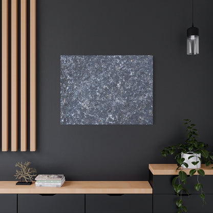 Frozen Whispers of Stone - Unique Frameless Canvas Wall Art - Art By Earth
