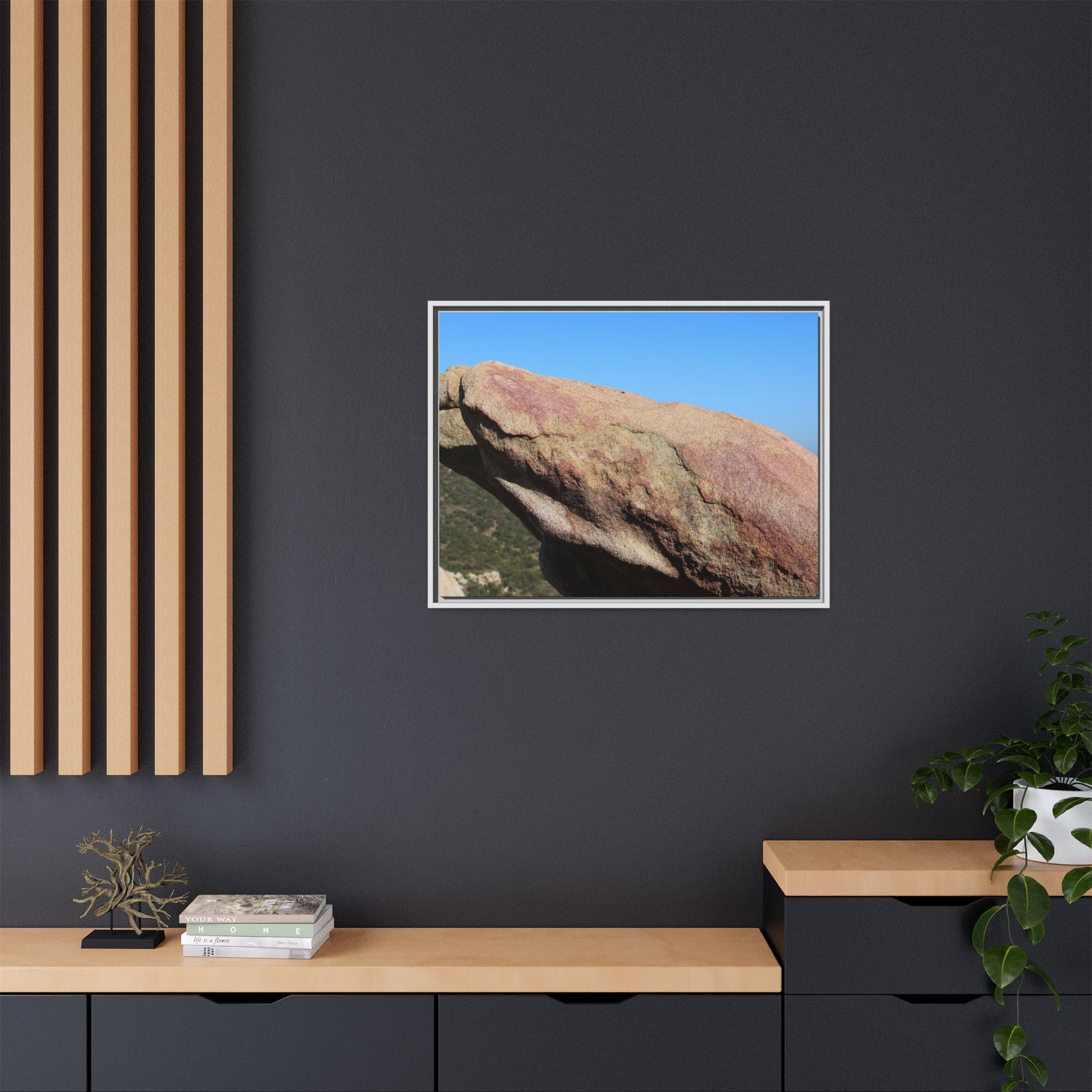 Sleeping Stone - Unique Stretched Canvas Wall Art - Art By Earth