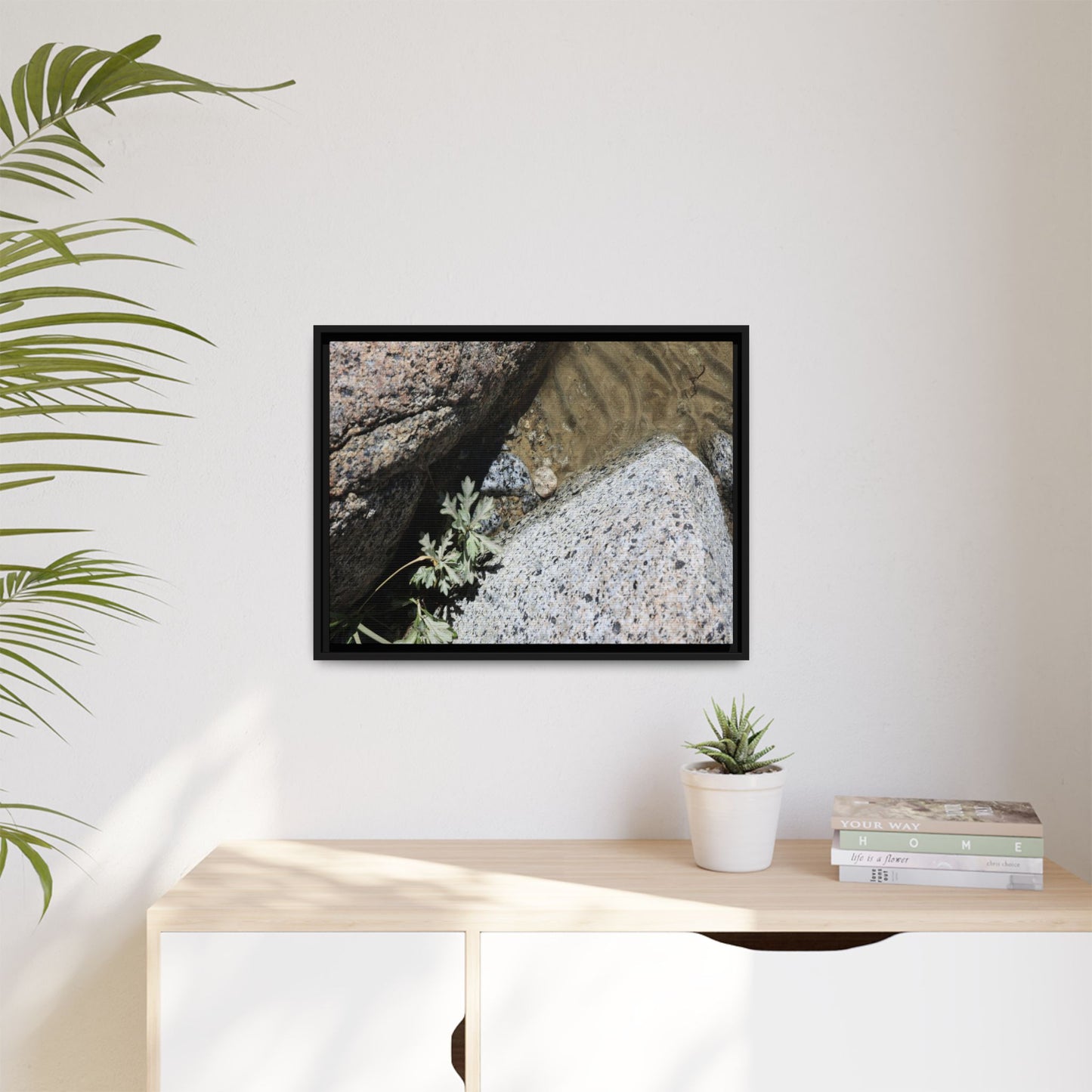 Resilience in Stone - Unique Stretched Canvas Wall Art - Art By Earth