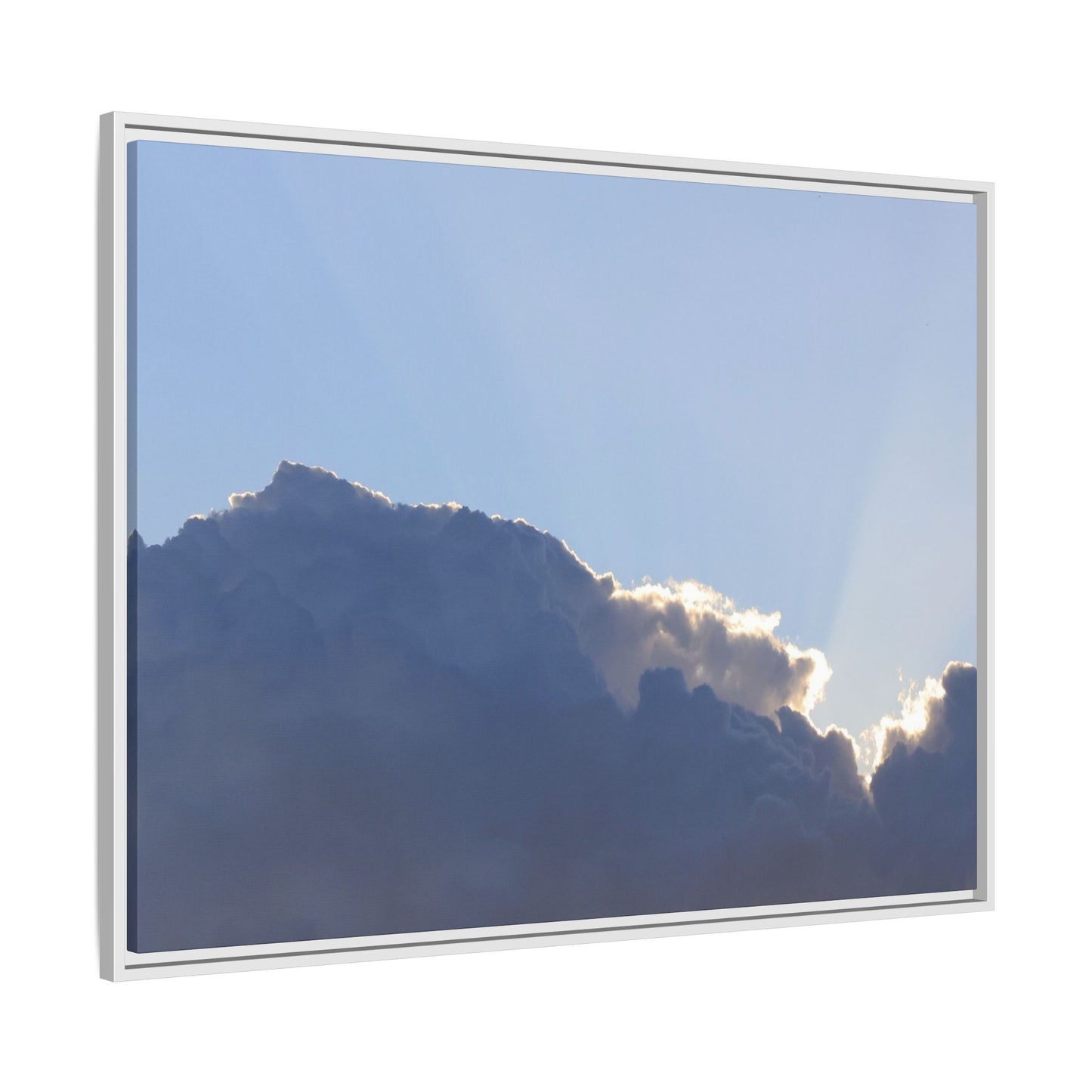 Cloud Divide - Unique Stretched Canvas Wall Art - Art By Earth