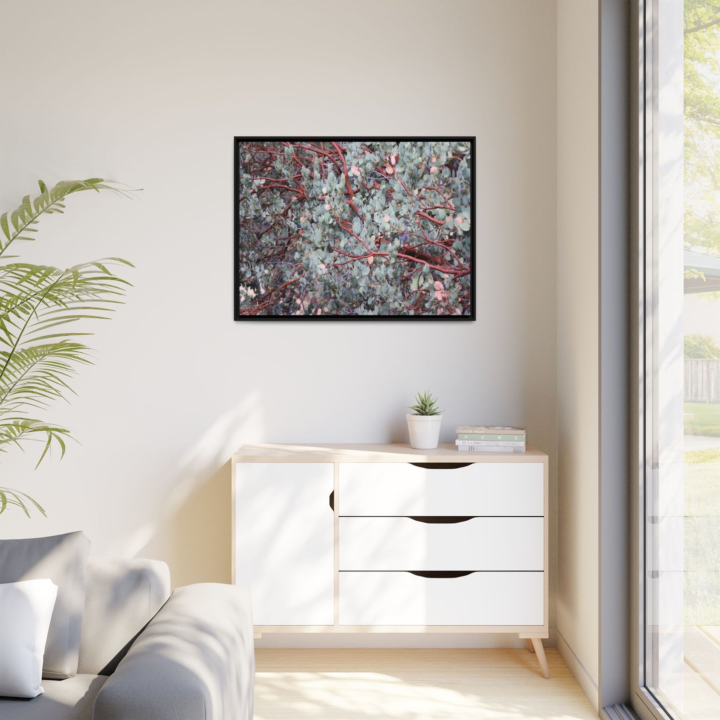 Whispers of Sage - Unique Stretched Canvas Wall Art - Art By Earth