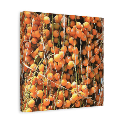 Orange Harvest - Unique Frameless Canvas Wall Art - Art By Earth