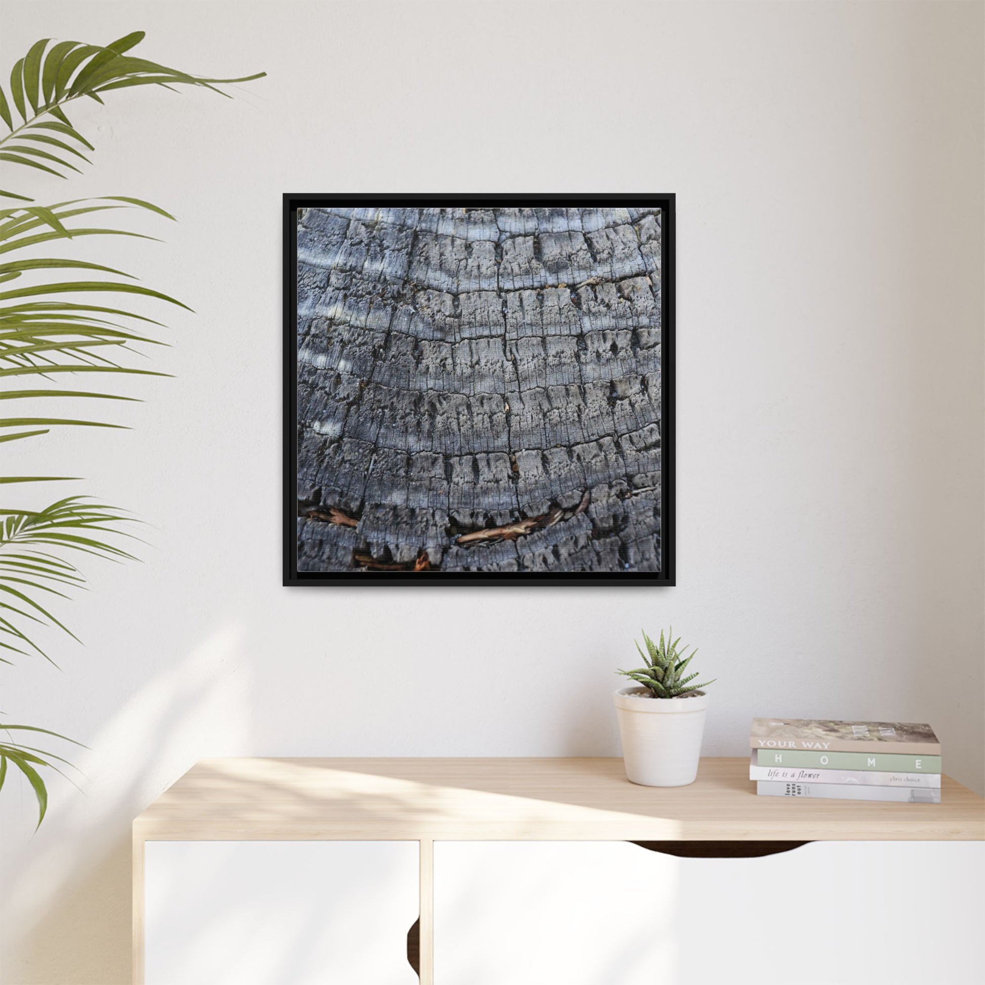 Charred Memories - Unique Stretched Canvas Wall Art - Art By Earth