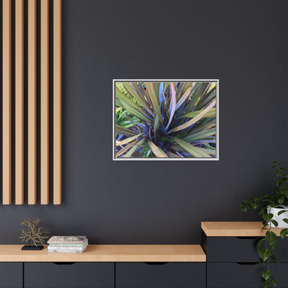 Radiant Leaves - Unique Stretched Canvas Wall Art - Art By Earth