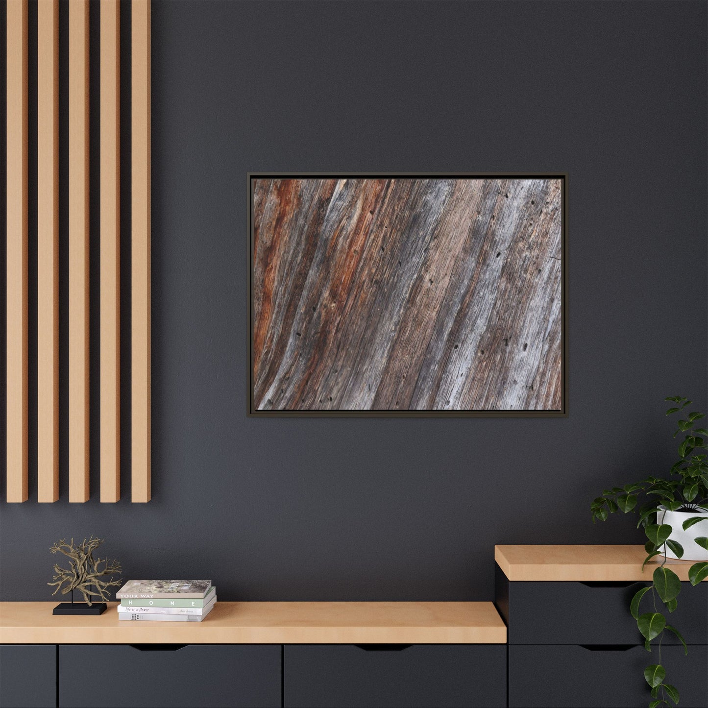 Rustic Floor - Unique Stretched Canvas Wall Art - Art By Earth