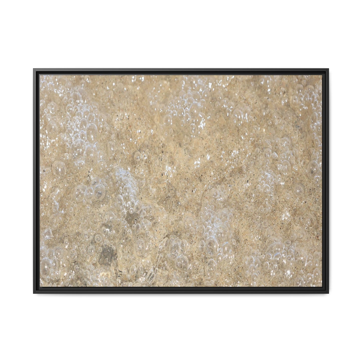 Bubbling Sand - Unique Stretched Canvas Wall Art - Art By Earth
