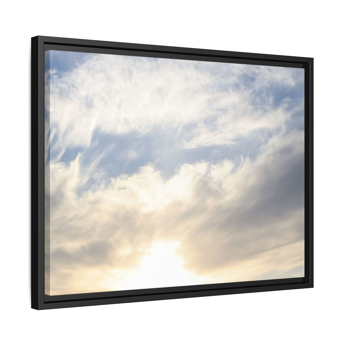 Sky's Ethereal Whisper - Unique Stretched Canvas Wall Art - Art By Earth