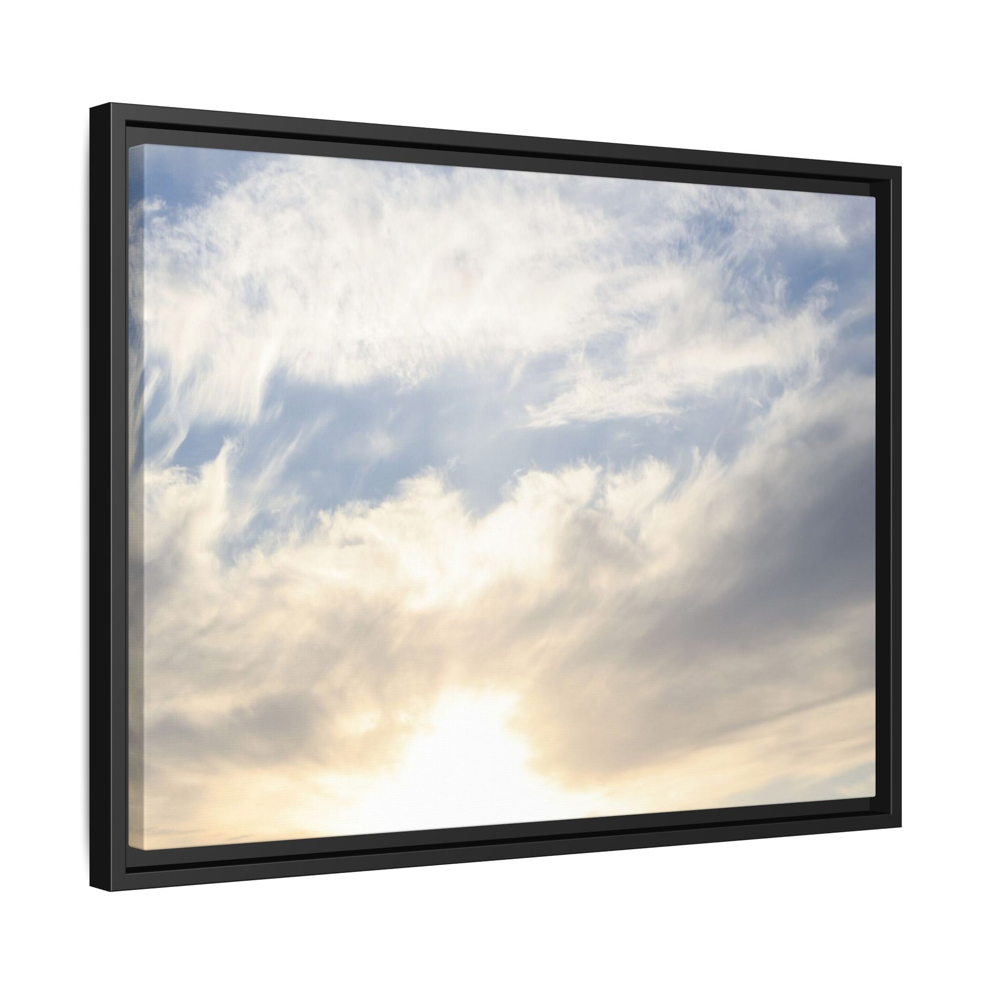 Sky's Ethereal Whisper - Unique Stretched Canvas Wall Art - Art By Earth