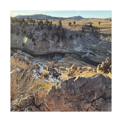 Canyon's Breath - Unique Frameless Canvas Wall Art