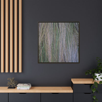 Whispers of Silver Grass - Unique Stretched Canvas Wall Art - Art By Earth