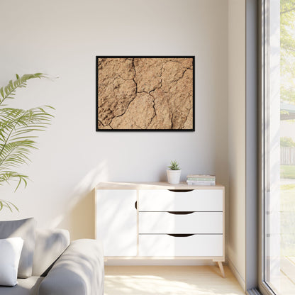 Parched Land - Unique Stretched Canvas Wall Art - Art By Earth