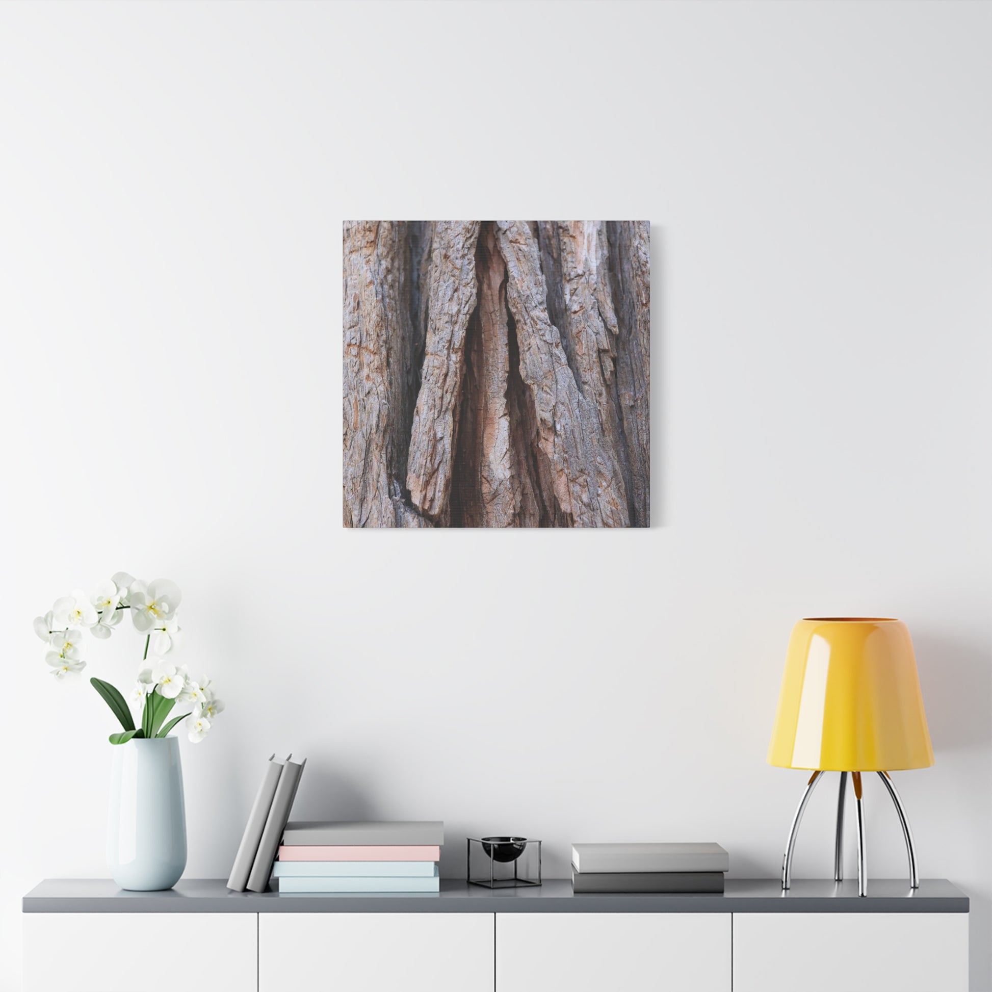 Fractured Skin of Time - Unique Frameless Canvas Wall Art - Art By Earth
