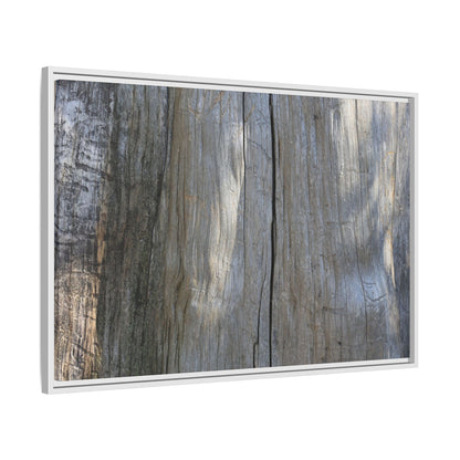Weathered Wood Surface - Unique Stretched Canvas Wall Art