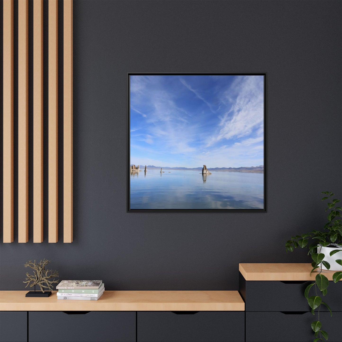 Whispers of Stillness - Unique Stretched Canvas Wall Art