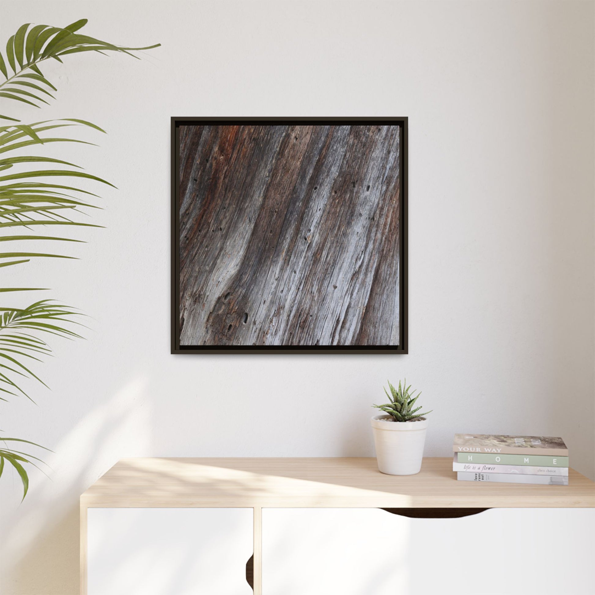 Aged Timber Texture - Unique Stretched Canvas Wall Art - Art By Earth