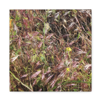 Autumn Wildflower Meadow in Transition - Unique Frameless Canvas Wall Art - Art By Earth