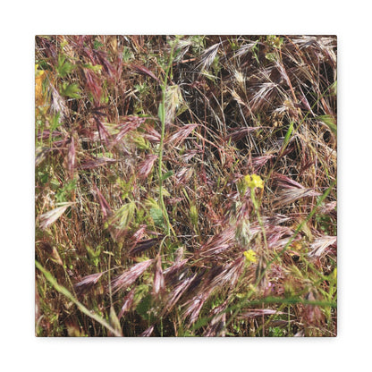 Autumn Wildflower Meadow in Transition - Unique Frameless Canvas Wall Art - Art By Earth