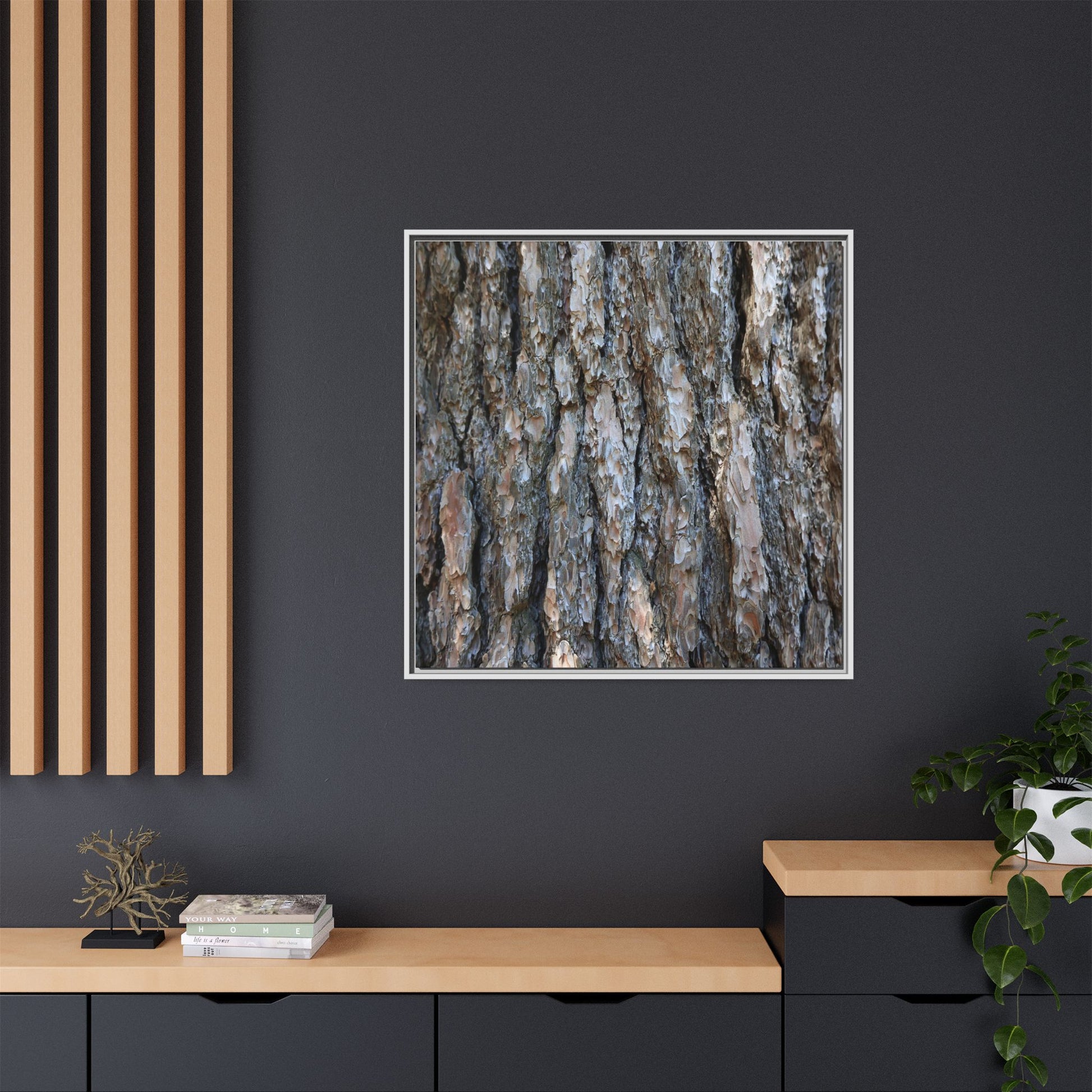 Bark Whispers - Unique Stretched Canvas Wall Art - Art By Earth