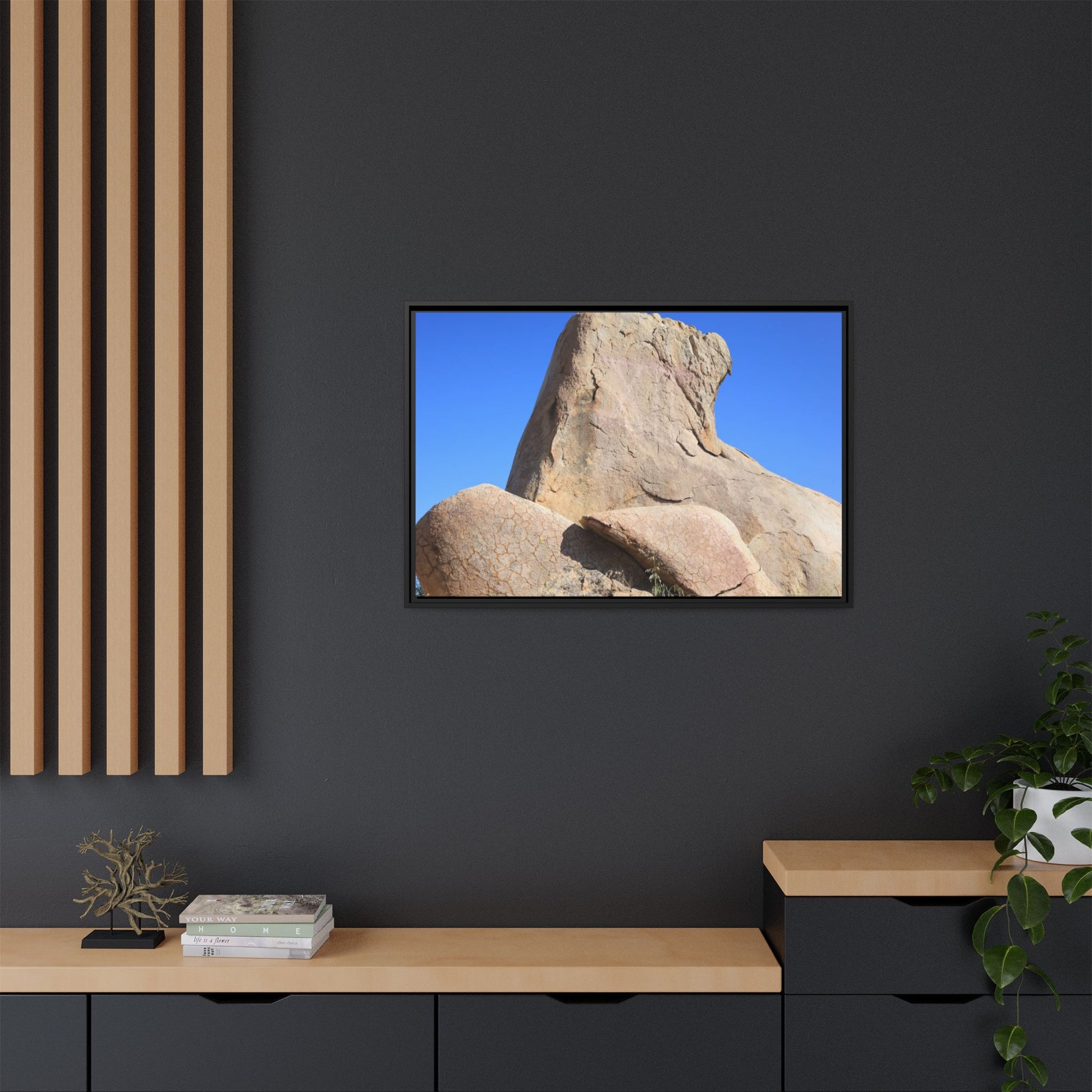 Rocky Sentinel - Unique Stretched Canvas Wall Art - Art By Earth