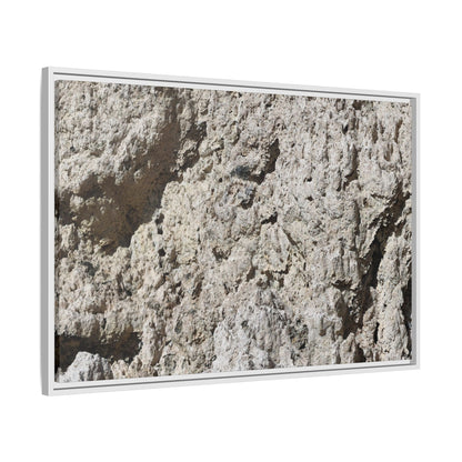 Weathered Stone Whispers - Unique Stretched Canvas Wall Art