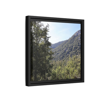 Mountain Valley Forest - Unique Stretched Canvas Wall Art