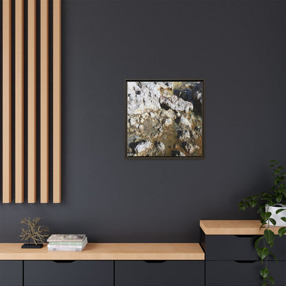 Strata of Silence - Unique Stretched Canvas Wall Art