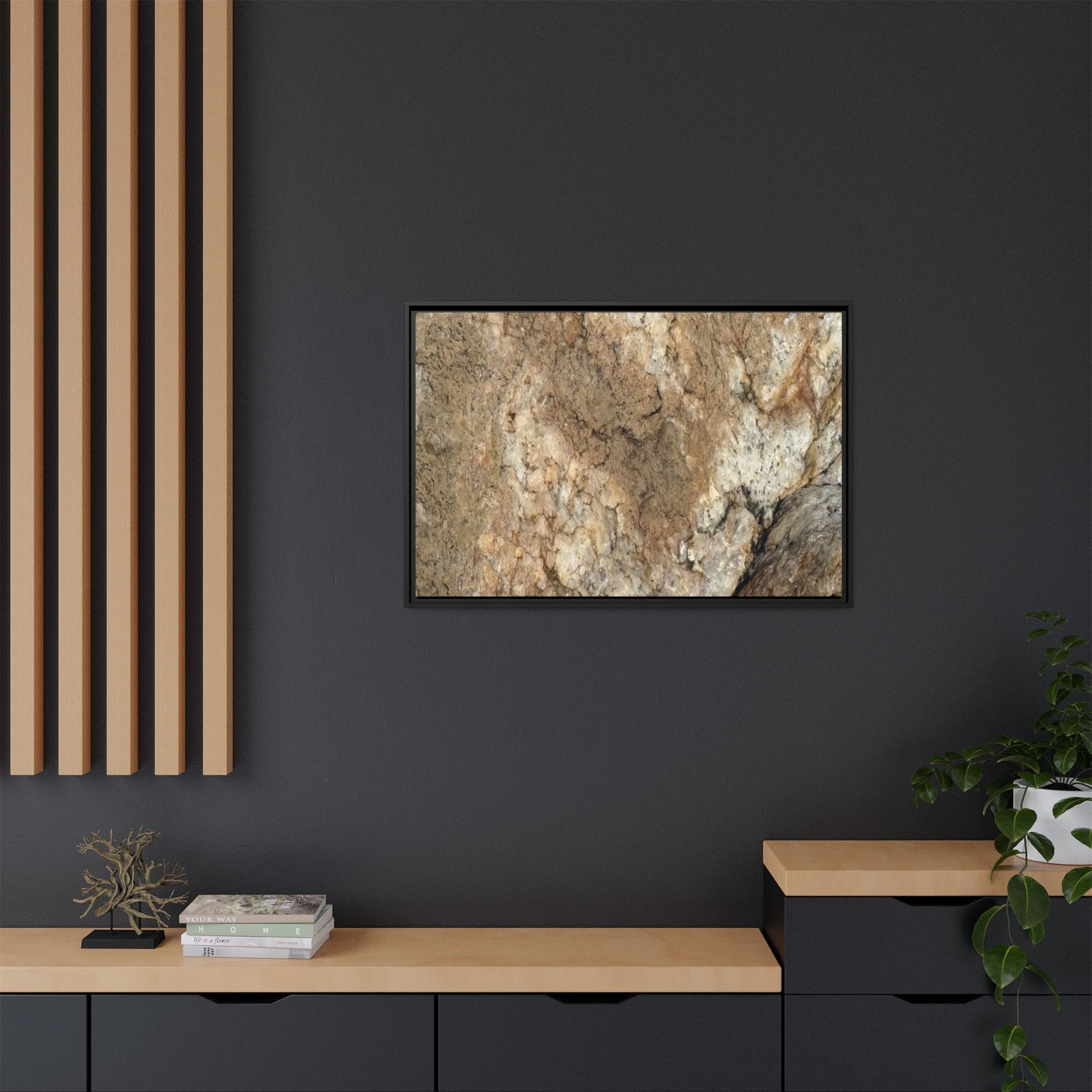 Ancient Stone Wall - Unique Stretched Canvas Wall Art - Art By Earth