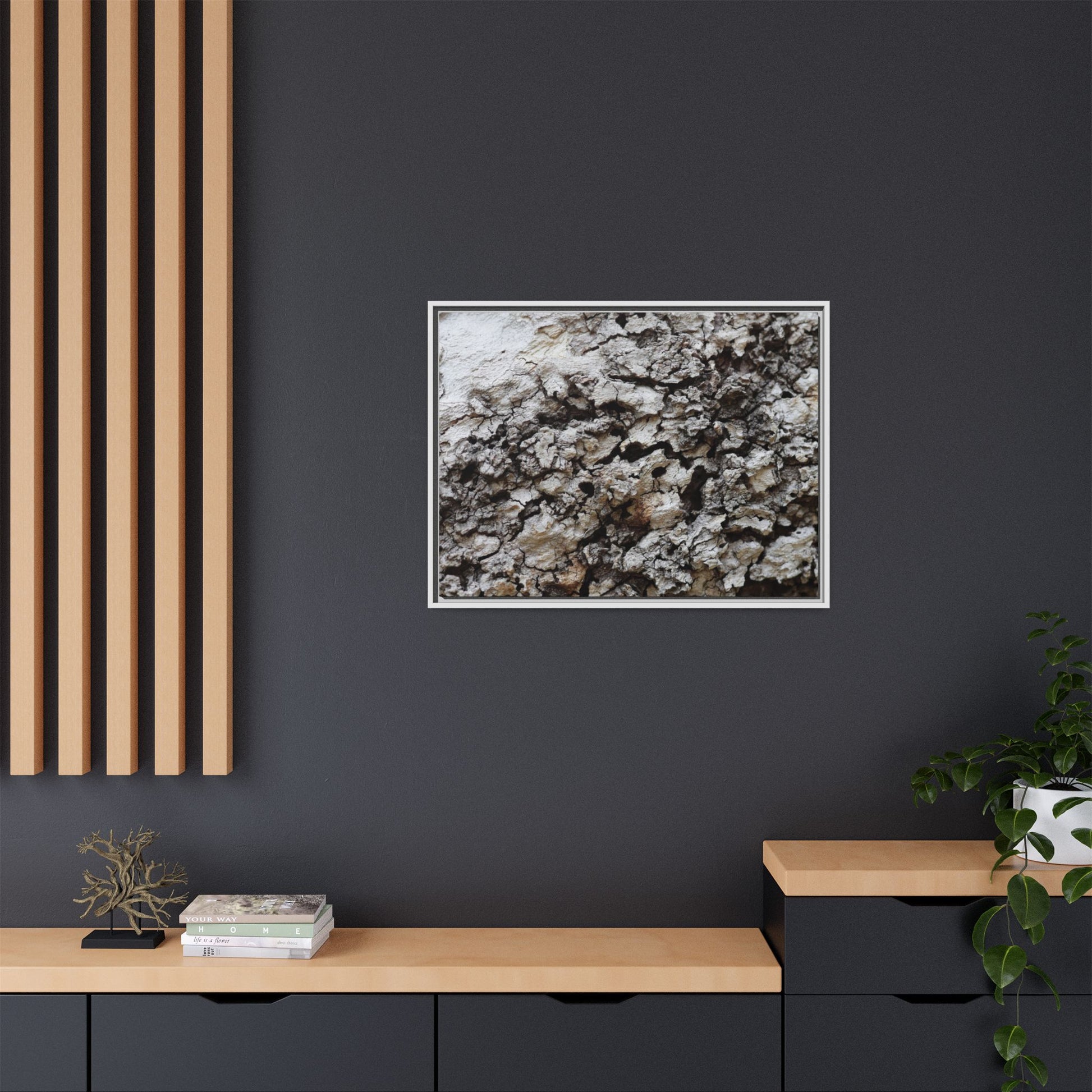 Cracked Terrain - Unique Stretched Canvas Wall Art - Art By Earth