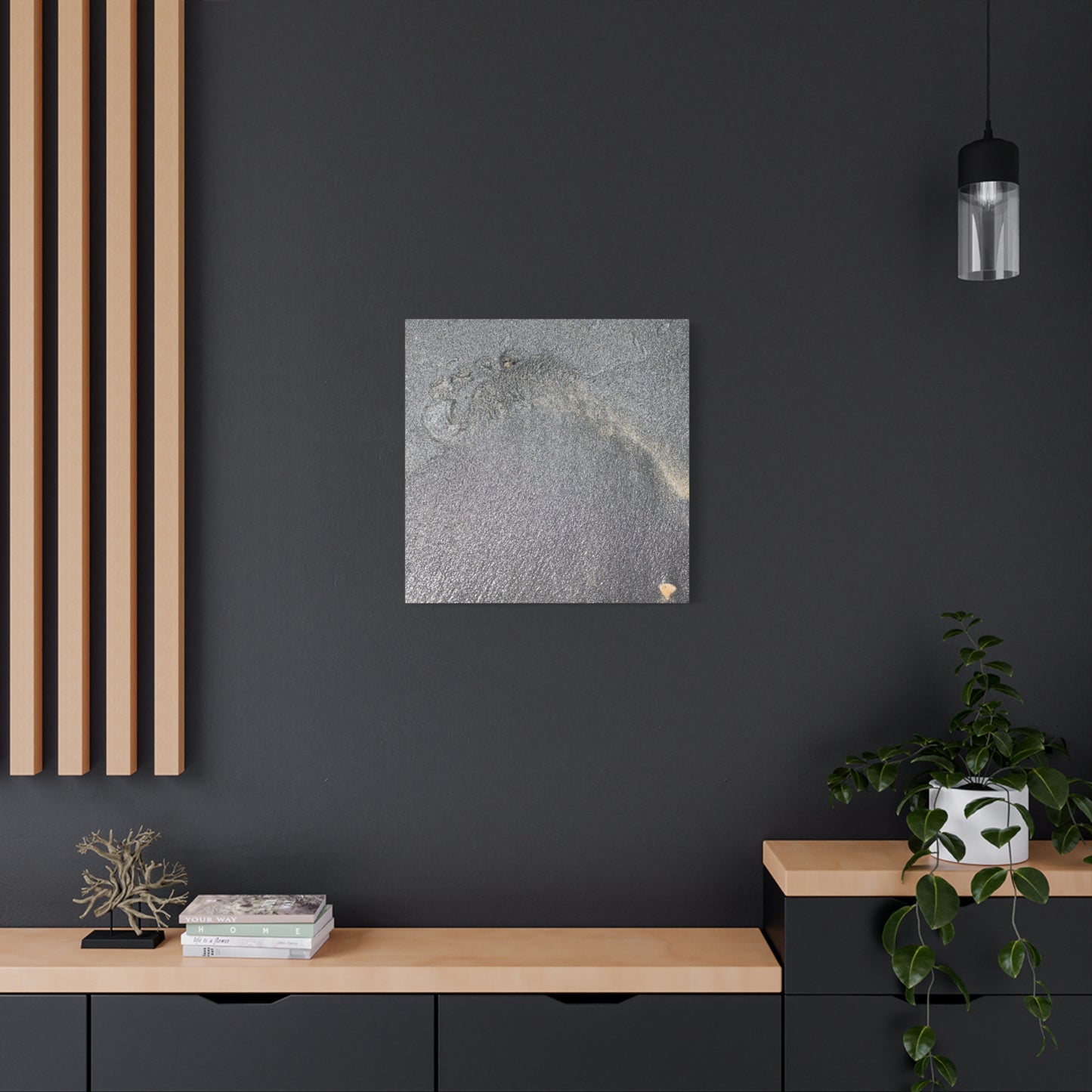 Ephemeral Whispers of Granite - Unique Frameless Canvas Wall Art - Art By Earth