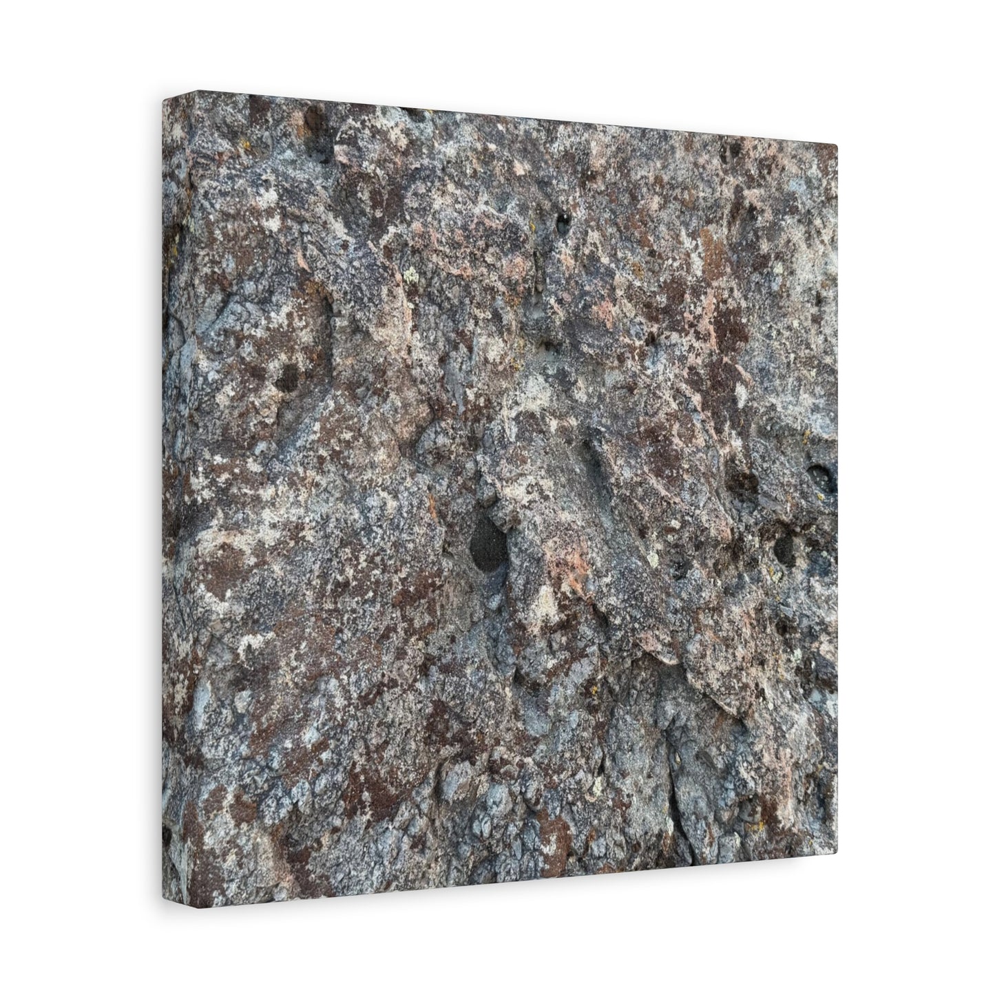Rust and Granite - Unique Frameless Canvas Wall Art