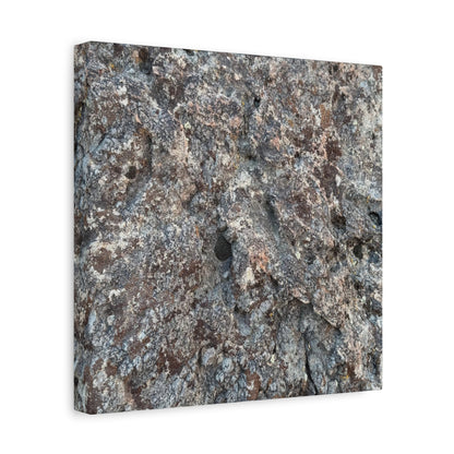Rust and Granite - Unique Frameless Canvas Wall Art