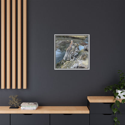 Carved by Water - Unique Stretched Canvas Wall Art
