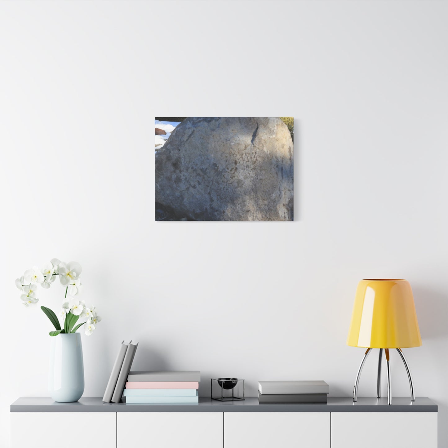Stone of Silence - Unique Frameless Canvas Wall Art
