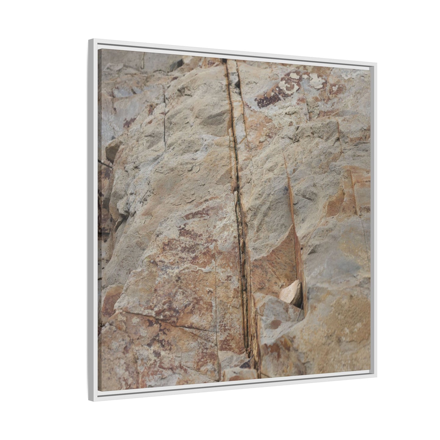 Sedimentary Symphony - Unique Stretched Canvas Wall Art - Art By Earth