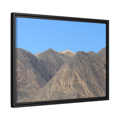 Echoes of Barren Peaks - Unique Stretched Canvas Wall Art - Art By Earth