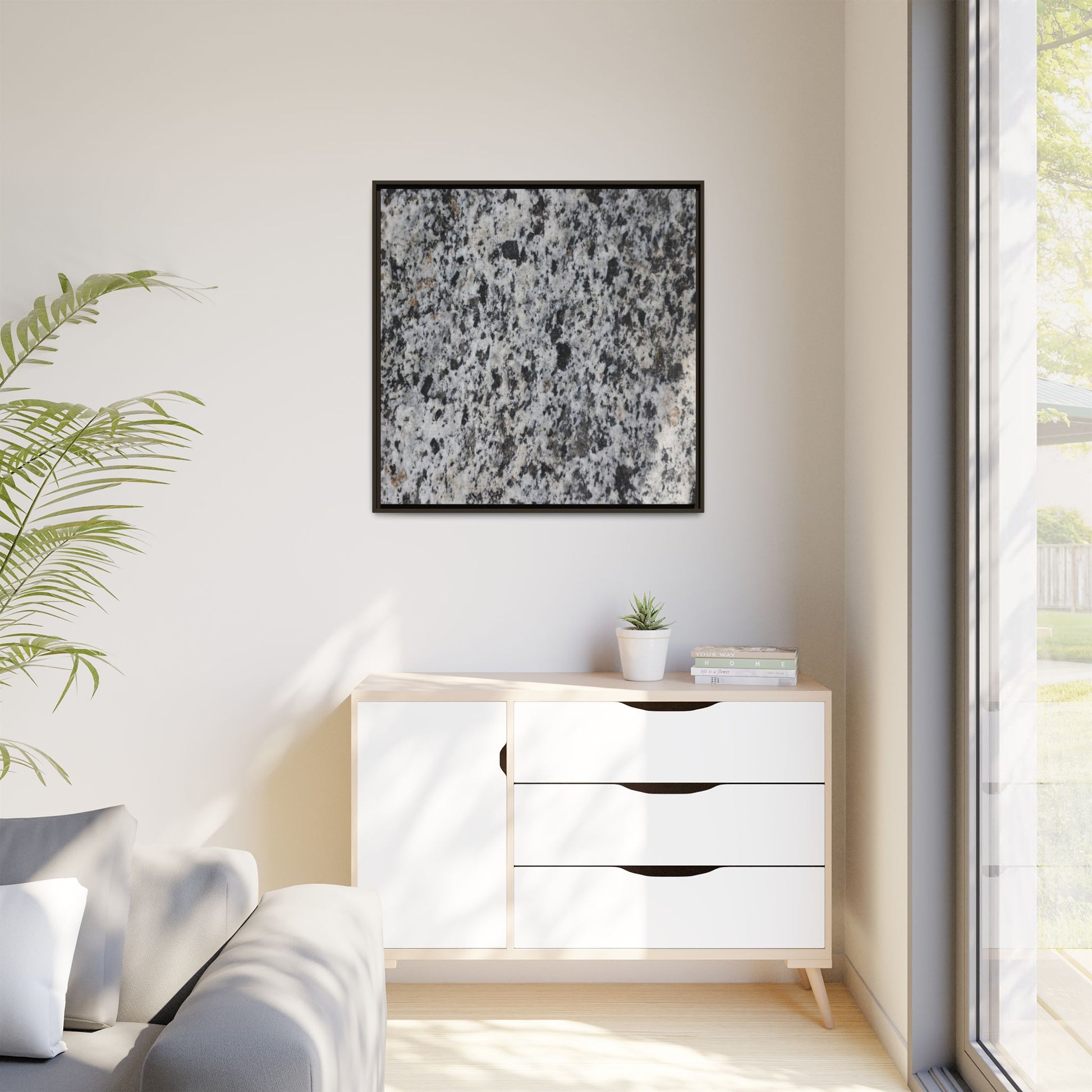 Granite Song - Unique Stretched Canvas Wall Art - Art By Earth