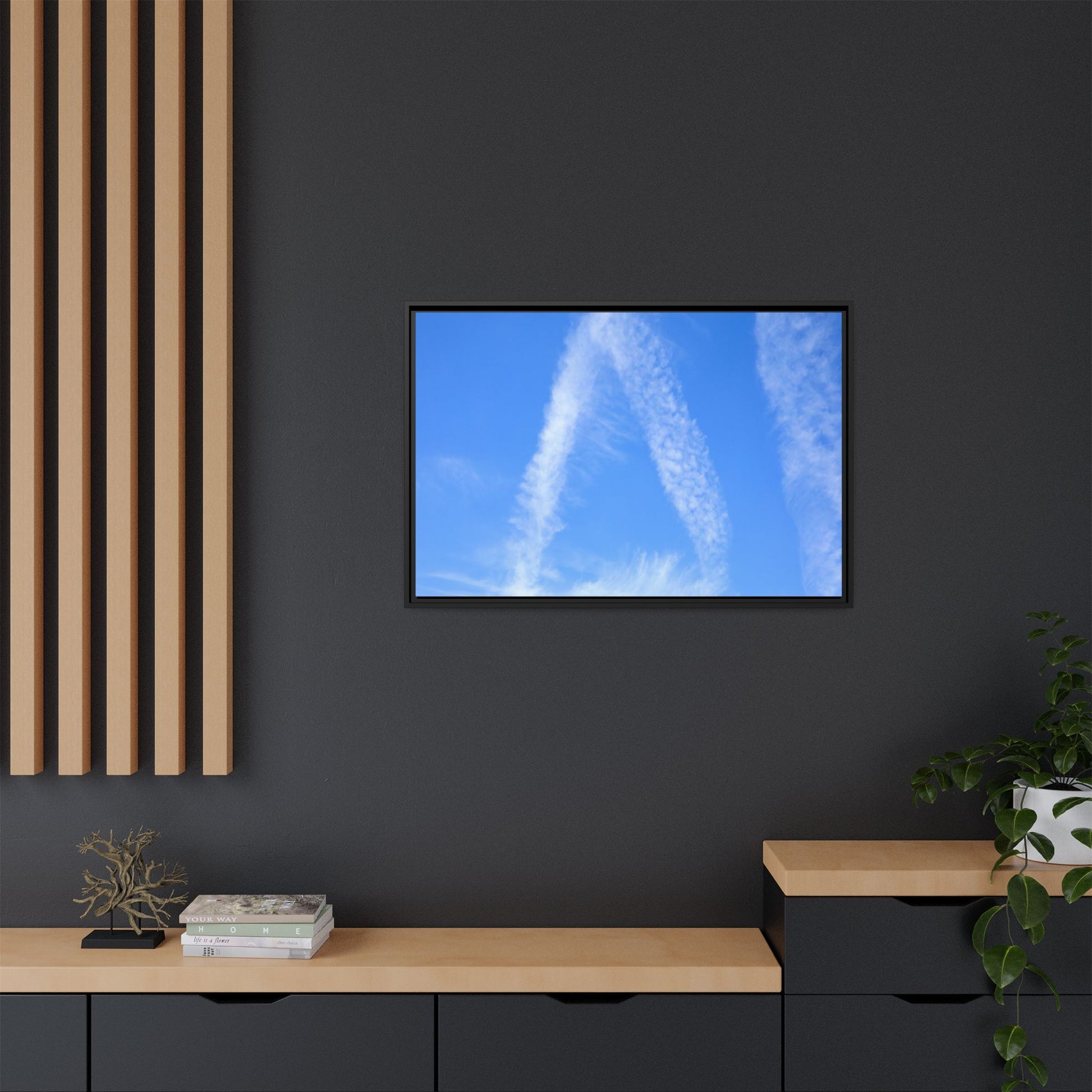 Skyward Whispers - Unique Stretched Canvas Wall Art - Art By Earth