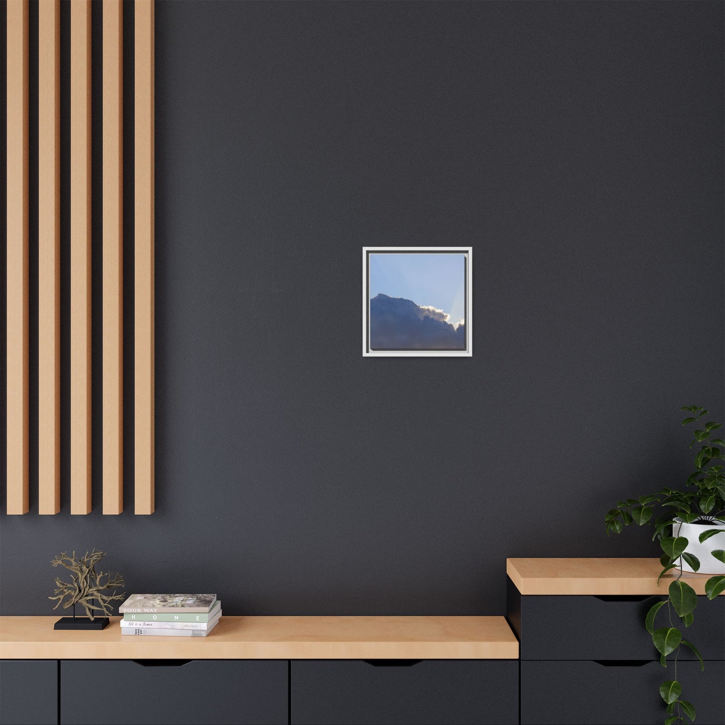 Cloud Divide - Unique Stretched Canvas Wall Art - Art By Earth