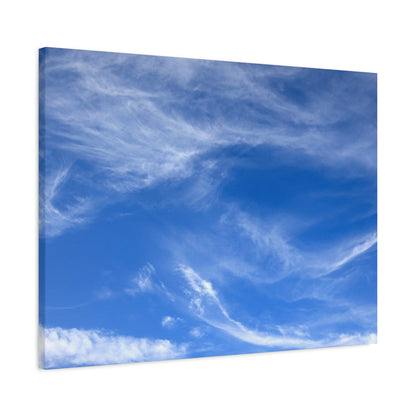 Sky's Ethereal Dance - Unique Frameless Canvas Wall Art - Art By Earth