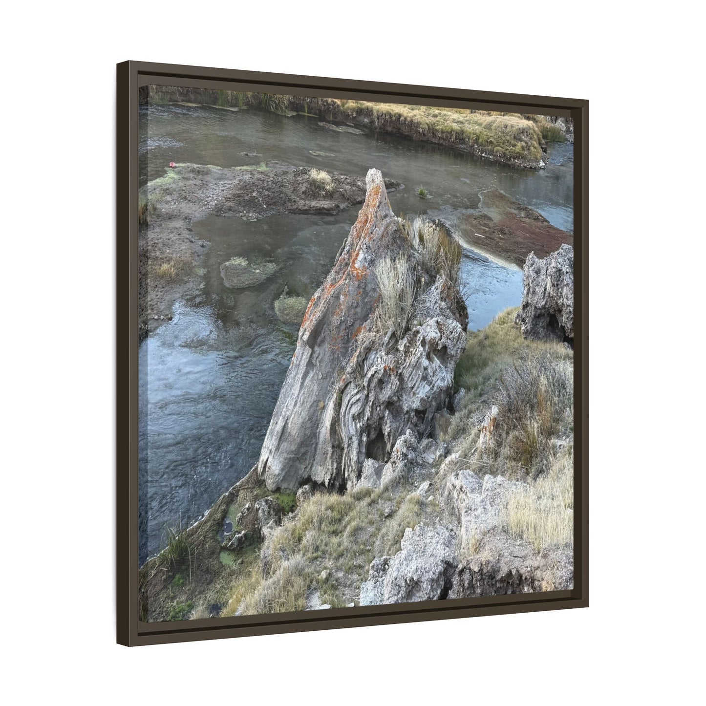 Carved by Water - Unique Stretched Canvas Wall Art